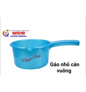 Gáo nhỏ cán vuông