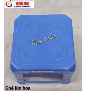 Ghế lùn hoa