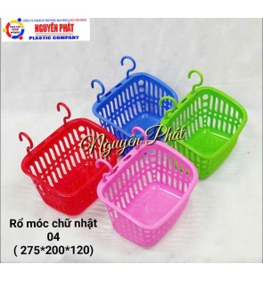 Rổ móc chữ nhật 04